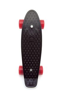 Skateboard - pennyboard 60cm nosnost 90kg, kovové osy, růžová barva, černá kola