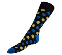 Ponožky Puntíky černé - 43-46 černá
