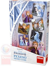 DINO Puzzle neon Frozen II (Ledové Království) 100 dílků svítí ve tmě skládačka