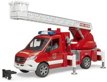 Auto hasiči dodávka 21cm český hlas posádky na baterie Světlo Zvuk CZ