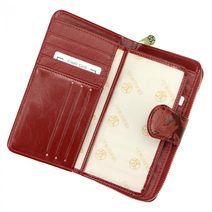 Gregorio černá menší dámská kožená peněženka s motýly RFID v dárkové krabičce