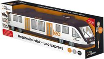 Vlak LEO Express Regio na setrvačník na baterie české hlášení Světlo Zvuk CZ