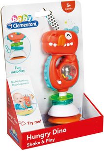 CLEMENTONI CLEMMY Set sensorický vkládací kyblík + 15 soft kostek pro miminko