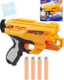 NERF N-Strike Elite Accustrike Quadrant set pistole blaster + 4 šipky