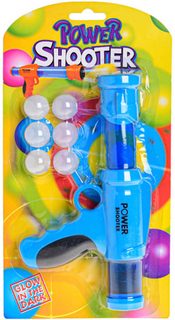 Pistole dětská plastová set s 5 soft pěnovými náboji 2 barvy