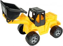 Nakladač žlutočerný Giga Trucks plast 62cm v krabici 70x35x29cm