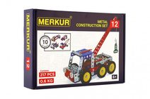 Stavebnice MERKUR 1.1 10 modelů 240ks v krabici 36x26,5x5,5cm
