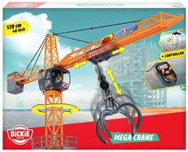 DICKIE Jeřáb stavební funkční Mega Crane 120cm ovládání na kabel plast