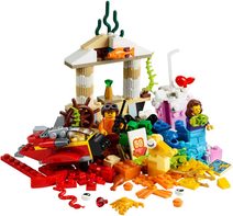 LEGO CLASSIC Průhledné kreativní kostky 11013