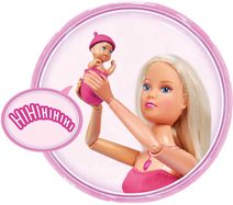 MATTEL BRB Barbie leopardí panenka s duhovými vlasy a doplňky