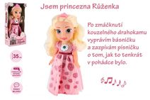 Panenka princezna Růženka 35cm česky mluví
