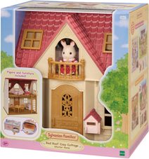 Sylvanian Families Domeček herní set s nábytkem a figurkou králíka plast