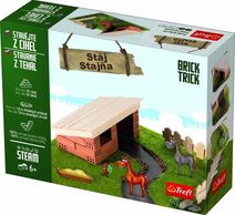 Stavějte z cihel Harry Potter - Hodinová věž stavebnice Brick Trick v krabici 40x27x9cm