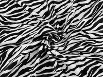 Samet imitace zvířecí kůže zebra METRÁŽ