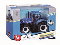 Traktor farmářský set s vlečkou volný chod 48cm 3 barvy plast v blistru