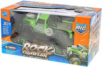 Auto RC Jeep Wrangler Rubicon černý plast 29cm 2,4GHz na dálk. ovl. na baterie v krabici 44x19x26cm