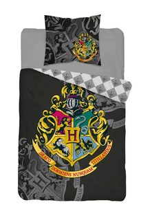 Povlečení Harry Potter Black Bavlna, 140/200, 70/80 cm