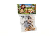 Zvířátka veselá safari ZOO plast 9-10cm 6 kusů