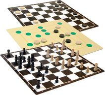 Ponožky Šachy - 35-38 černá
