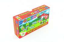 Domino Krtek dřevo společenská hra 28 dílků v dřevěné krabičce 18x11x5cm