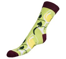 Ponožky Víno bílé - 39-42 zelená