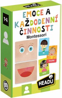 ADC HEADU Montessori Emoce a každodenní činnosti naučná hra