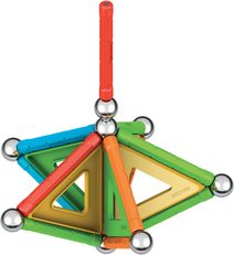 GEOMAG Glitter 35 dílků třpytivá Eko magnetická STAVEBNICE