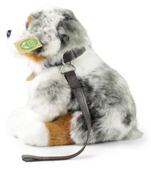PLYŠ Pes německý ovčák 25cm stojící s vodítkem Eco-Friendly *PLYŠOVÉ HRAČKY*