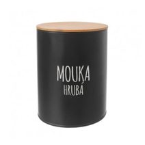 Dóza Mouka hrubá BLACK O0148 - dia 13 x 17,5 cm