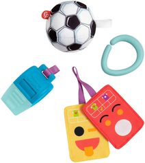 Baby set píšťálka s míčem a trestnými kartami pro malé fotbalisty