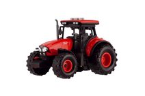 Traktor Zetor s vlekem dřevo 36cm v krabici 42x12,5x13cm