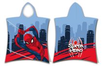 Pončo Spiderman Super Hero Bavlna - Froté, 50/115 cm