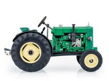 Traktor plastový se zvukem a světlem s vlečkou a chapadlem