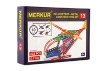 Stavebnice MERKUR 1.1 10 modelů 240ks v krabici 36x26,5x5,5cm