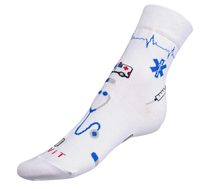 Ponožky Zdravotnictví - 35-38 bílá