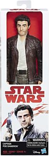 HASBRO Star Wars figurka E8 Poe Dameron 30cm plast v krabici