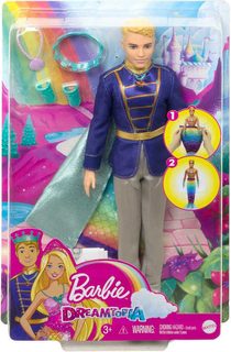 MATTEL BRB Dreamtopia panenka Barbie / panák Ken s transformací 2v1