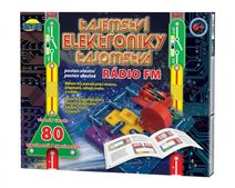 Tajemství elektroniky - Auto, loď 50 experimentů na baterie v krabici 46,5x33,5x4cm od 6 let