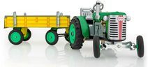 Traktor Zetor 25A zelený na klíček kov 15cm 1:25