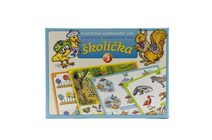 Školička 3 společenská hra na baterie v krabici 22x16x3cm