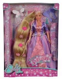 Panenka princezna Steffi Rapunzel 30cm set s doplňky 3 druhy