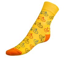 Ponožky Kolo žluté - 43-46 žlutá