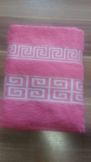 Froté ručník a osuška kolekce Linie - Ručník L/719 - 50x100 cm světle růžová