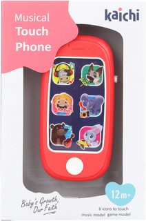 Baby telefon dotykový smartphone 14cm na baterie Světlo Zvuk