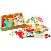 Baby puzzle farma 14 dílků vkládačka pro miminko