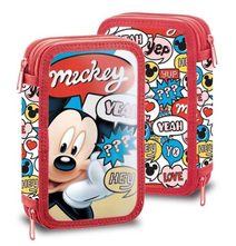 Dvoupatrový plný penál Mickey Hey