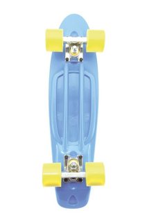 Skateboard - pennyboard 60cm nosnost 90kg, kovové osy, růžová barva, černá kola