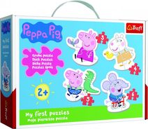 HASBRO Prasátko Peppa Pig Vlak slečny králíčkové set se 2 figurkami