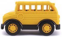 Auto baby žlutý tahací autobus 27cm plast