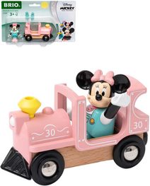 Set vláček lokomotiva + postavička Myška Minnie Mouse